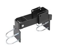 CHICIRIS Loquet de Porte à Maillons de Chaîne, Loquet de Porte Double Durable en Acier au Carbone avec Trou de Verrouillage, Idéal pour les Fermes et les Clôtures Industrielles