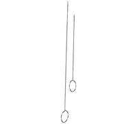 CHICIRIS Lot de 2 Tourne-boucles en Acier Inoxydable pour la Couture à Domicile et le Tricot DIY, le Crochet d'extrémité Maintient Fermement la Corde, Convient à la Plupart des Occasions