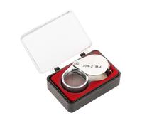 CHICIRIS Loupe Portable 30X/20X, Conception en Forme de Goutte d'eau avec Boîte de Rangement, Idéale pour L'inspection des Bijoux et des Diamants, L'identification des Pierres Précieuses, Les (30