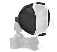 CHICIRIS Lumière de Flash Pliante Portable - Boîte de Soft pour Caméra de Caméra SLR, Ombre éliminée, Applicable pour la Photographie de Portrait, Blanc Pur en Plastique, 23x23 Cm