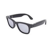 CHICIRIS Lunettes Intelligentes, Lunettes AI avec Caméra HD 8MP avec Traduction et Commande Vocale Intégrées, pour une Communication Multilingue en Temps Réel et la Reconnaissance D'objets (SILVER)