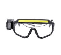 CHICIRIS Lunettes Lampe Frontale Rechargeables, , éclairages Latéraux | Éclairage de tâche COB en gros plan, capteur de mouvement sur commande manuelle, cadre en plastique pour la lecture de