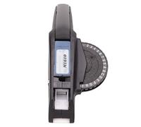 CHICIRIS Machine à Estamper les étiquettes Manuelle, Opération Facile à une Main, étiqueteuse à Haute netteté, Parfaite pour les Amateurs D'artisanat (rouge)