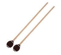 CHICIRIS Maillets de Marimba Maillets de Percussion à Manche en Érable 1 Paire 43 X 3 X 3 Cm Têtes de Boule de Fil de Laine Longue Prise pour la Pratique du Marimba Percussion Jouant Débutants