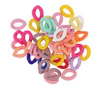 CHICIRIS Maillons à ChaîNe en Acrylique,50 PièCes Maillon De ChaîNe Coloré DéTachable Acrylique Ouvert Maillon De ChaîNe Bijoux à Bricoler Soi-MêMe Faisant La DéCoration De Boucle De ChaîNe