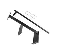 CHICIRIS Marches de Remorque de Bateau, Double Marche Universelle avec Matériel de Montage de Poignée, Marchepied de Langue de Remorque en Acier Inoxydable pour Bateaux à Basse