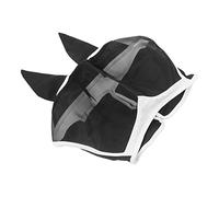 CHICIRIS Masque Anti-Mouches pour Chevaux avec Oreilles en Tissu tricoté Doux, Couverture des Yeux en Respirante, Ajustement élastique pour Un Port à Long Terme sur Le Visage et Les Oreilles du