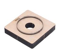 CHICIRIS Matrice de Découpe du Cuir, Poinçon Rond de qualité Supérieure, Outil de Moule Artisanal pour Produits en Cuir de Bricolage, Acier allié et Bois de Bouleau pour des Bords Coupés Propres