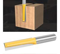 CHICIRIS Mèche de Toupie Droite en Alliage Dur 12x1/2x50 pour des Coupes Droites et Nettes dans le Travail du Bois, Adaptée aux Travaux de Menuiserie