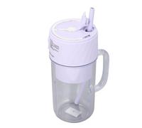CHICIRIS Mélangeur Portable, 10 Lames, Multifonction, Efficace, Rechargeable, avec Lames et Poignée Cachées, pour Smoothies, Sauces, Jus, Poudre de Protéines, Purée, Extérieur, Camping, (PURPLE)