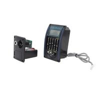 CHICIRIS Micro pour Guitare Acoustique, égaliseur de Préampli EQ 5 Bandes avec écran LCD et Contrôle du Volume, pour Guitares Acoustiques