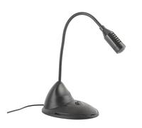 CHICIRIS Microphone à Col de Cygne Réglable, pour Ordinateur | Micro omnidirectionnel, Matériau ABS de haute qualité, Prise 3,5 mm, Conception flexible, Adapté au home studio