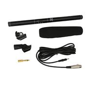 CHICIRIS Microphone D'interview, Micro Portable à Condensateur avec Connecteur XLR pour Enregistrement, Parole, Scène, Smartphones, Ordinateurs Portables, Appareils Photo, Câble de 16,4