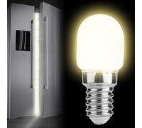 CHICIRIS Mini Ampoule LED Durable pour Machine à Coudre E14 2 W 220 V pour Réfrigérateur et Four à -ondes, ABS Blanc 1 X Ampoule (Lumière chaude)