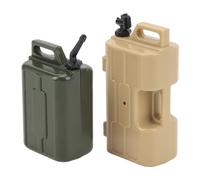 CHICIRIS Mini Bidon de Carburant en Plastique, Bidon de Carburant de Simulation de Couleurs Vives, Facile à Installer, Multifonctionnel, échelle 1/10 pour Chenilles SCX10 RC, Améliore le Réalisme de