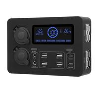 CHICIRIS Mini Boîtier de Distribution D'énergie 12V, écran LCD 100W USB C