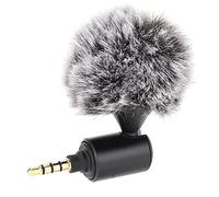 CHICIRIS Mini Cardioid Microphone 3.5mm Plug and Play for Mobile Phones