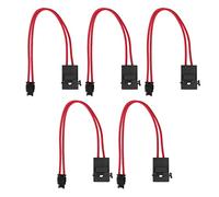 CHICIRIS Mini Connecteur de Porte-fusible Automobile D'extension de Fil Robuste pour Véhicule, Accessoires de Test de Circuit Automobile Professionnels pour 5 Pièces ATM 20A 16AWG avec 5 Fusibles