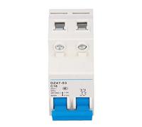 CHICIRIS Mini Disjoncteur à Haute capacité de Coupure, Isolateur de Courant Résiduel 2P pour la Distribution D'énergie dans les Bureaux, 16A 400V