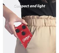 CHICIRIS Mini Pédale d'effet de Distorsion de Guitare, Coque en Métal, True Bypass, 3,7 X 1,8 X 1,3 Pouces, Pédale de Guitare électrique à tonalité Classique pour Musiciens (9,5x4,5x3,2cm)