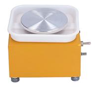 CHICIRIS Mini Roue de Poterie, Conception Compacte et Légère avec Bassin Amovible pour le Bricolage D'art en Céramique, L'enseignement Scolaire, Usage Domestique, Vitesse Réglable de 0 à (Alliage,