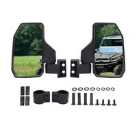 CHICIRIS Miroir Latéral UTV, Verre trempé Incassable Réglable avec Conception Pliable pour XP Turbo Pro 900 Mule 750 KRX 1000 YXZ1000 RHINO Wildcat