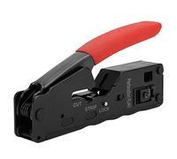 CHICIRIS Mit d'outils à Sertissage Ethernet, Câble Cableau de Fil de Fil/Netter de Filtre Network Network Tire Stripper Cutter Crystal Head Test Tool Tool Kit pour Cat5 Cat6 Cat7 (rouge)