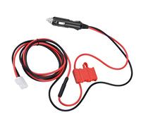 CHICIRIS Mobile Radio Power Corde Cigarette Prise en Vigueur Double Protection Fusible Transmission Haute Puissance pour Radios ABS MATÉRIAUX Noir ET Roug