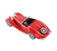 CHICIRIS Modèle de Voiture Décapotable Vintage à L'échelle 1:32, Voiture Jouet en Alliage moulé sous Pression avec des Détails Exquis, pour Les Collectionneurs de Cadeaux pour Enfants, (Rouge)
