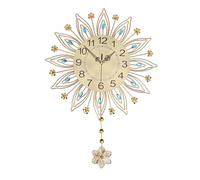 CHICIRIS Modern Wall Clock Elegant Decor with Pendulum for Living Room