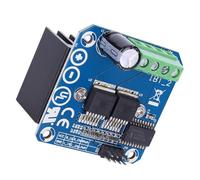 CHICIRIS Module D'entraînement de Moteur HighPower Driver 43A pour Voiture Intelligente, Entrées PWM jusqu'à 25 KHz, adapté aux Passionnés D'