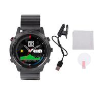 CHICIRIS Montre Connectée Unisexe en Alliage de Titane et Acier Inoxydable, étanche, écran Tactile Rond de 1,3 Pouce, Rappel de Messages, pour Le Sport, la Plongée, la Course à Pied,