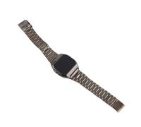 CHICIRIS Montre électronique LED Rectangulaire avec Bracelet en Acier Inoxydable, Veilleuse pour étudiants, Chronographe (Doré)