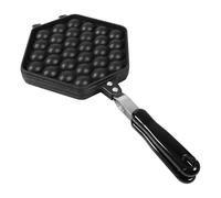 CHICIRIS Moule à Gaufres Antiadhésif en Alliage D'aluminium, 2 Poignées, Moule de Cuisson de Gâteau à Bulles Anti-brûlure avec Support Fixe, pour Maison, Fête, café, Magasin de thé