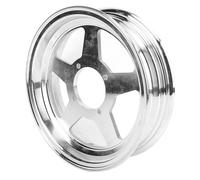 CHICIRIS Moyeu de Jante de Roue, Remplacement Avant Arrière Léger en Alliage D'aluminium pour Mini Vélo Monkey Z50 0, avec compatibilité avec Pneus 2.00-10 2.50-10