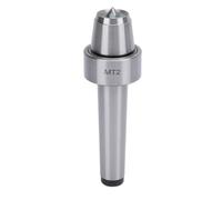 CHICIRIS MT2 Live Center Cup, Tasse Centrale de à Roulement à Billes en Acier Inoxydable avec Pointe de Dent Droite pour le Travail du Bois et des Métaux, Tours sans Contre-pointe