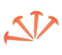 CHICIRIS Nails de Vent en Plastique à Vent en Plastique Durable de Support pour 4pcs Tadre D'atterrissage de Tablier de Drone, pour Les Activités de Plein Air, ABS Orange