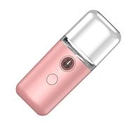 CHICIRIS Nano Pulvérisateur D'eau pour le Visage, Hydratant, Grand Volume, Adoucit la Peau pour L'hydratation, Chargement USB, Taille Compacte (Rose)