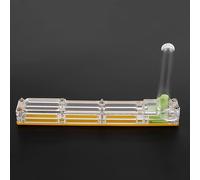 CHICIRIS Nid D'élevage de Fourmis en Acrylique, Boîte D'exposition en Formicarium, Légère et Hydratante pour L'alimentation des Insectes, pour Enfants, 14x2,2x7,5 Cm, 1,5 Cm (nid Jaune)