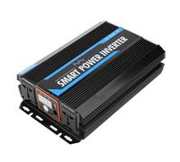 CHICIRIS Onduleur de Puissance 2000 W en Aluminium 12 V à 220 V pour Voiture, Onde Sinusoïdale Pure avec Affichage Numérique, Interrupteur à Distance, Double AC USB pour Voyage, Camping, Utilisation
