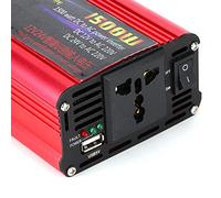 CHICIRIS Onduleur de Puissance de Voiture 500W 1500W, Convertisseur DC 12V 24V à AC 220V avec Onde Sinusoïdale Modifiée, Chargeur USB pour Véhicule
