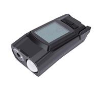 CHICIRIS Ordinateur de Vélo avec Klaxon et éclairage Avant, écran 2,4 | Compteur de Vitesse de Vélo sans Fil, Batterie Intégrée de 4 000 MAh, Support de Guidon sans Fil, éclairage de Conduite
