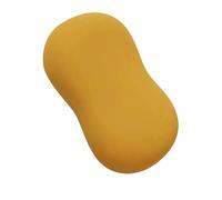 CHICIRIS Oreiller Ergonomique en Mousse à Mémoire de Forme pour Dormir sur Le côté du Dos - Idéal pour Soulager Les Douleurs au Cou et aux épaules - 1 Pièce, Latex Synthétique (Yellow)