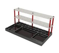 CHICIRIS Organisateur de Tournevis, Support de Rangement Magnétique pour Outils RC avec Alliage d'aluminium pour Modèles de Réparation d'avion de Drone de Course, Conception Compacte Anti-perte