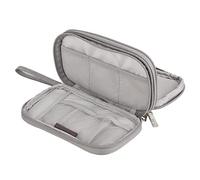 CHICIRIS Organisateur électronique Portable avec Conception à Double | Taille compacte pour les voyages, matériau en polyester durable, parfait pour les câbles, les chargeurs, le bureau, adapté