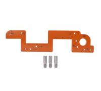 CHICIRIS Outil Auxiliaire de Rainurage ARC, Gabarit de Position de Fente de Porte D'armoire Antidérapant Facile à Utiliser, avec Matériau Métallique Résistant à L'abrasion, pour Outils de (6MM)