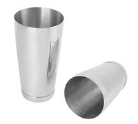 CHICIRIS Outil de Bar, Ensemble de Shaker à Cocktail Boston Shaker en Acier Inoxydable, en Acier Inoxydable 304 avec Paroi Intérieure Sablée et Polissage Miroir, pour, Cafés et Usage (SILVER)