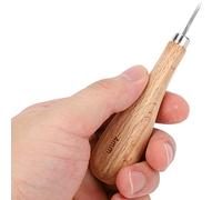 CHICIRIS Outil de Poinçonnage Pointu en Acier, Poinçon en Losange, pour des Travaux de Perforation Précis, adapté aux Artisans du Cuir (#2)