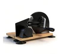 CHICIRIS Pain Manuel, épaisseur Réglable pour Trancher le Pain au Levain Fait Maison, Outil Compact en Acier Inoxydable (BLACK)