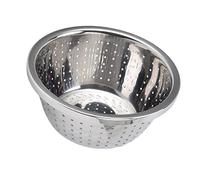 CHICIRIS Panier de Lavage de Légumes, Passoire Antirouille en Acier Inoxydable, Passoire Multifonction pour la Cuisine et la Maison, Argent 304 (18cm)